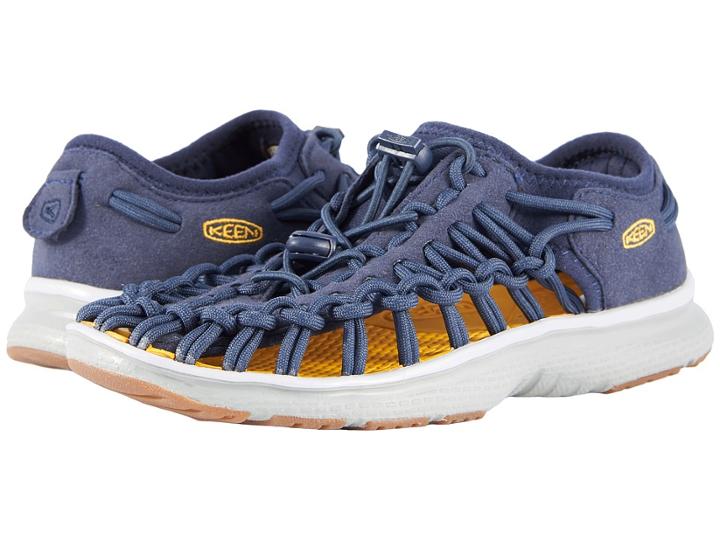 Keen Kids Uneek O2 (little Kid/big Kid) (dress Blues/neutral Gray) Boy's Shoes