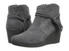 Crocs Leigh Suede Mix Bootie (slate Grey) Women's Boots