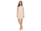 Vince Camuto Lace Shift Dress With Chiffon At Trim (blush) Women's Dress