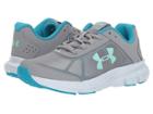 Under Armour Kids Ua Ggs Rave 2 (big Kid) (steel/deceit/crystal) Girls Shoes