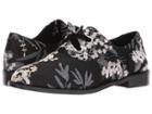 Shellys London Frankie Oxford (black Floral) Women's Shoes