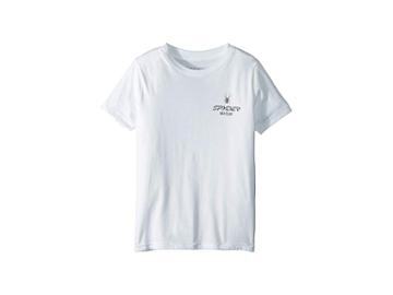 Spyder Kids Vintage Ski Club Short Sleeved T-shirt (big Kids) (organic Salt/organic Salt) Boy's T Shirt