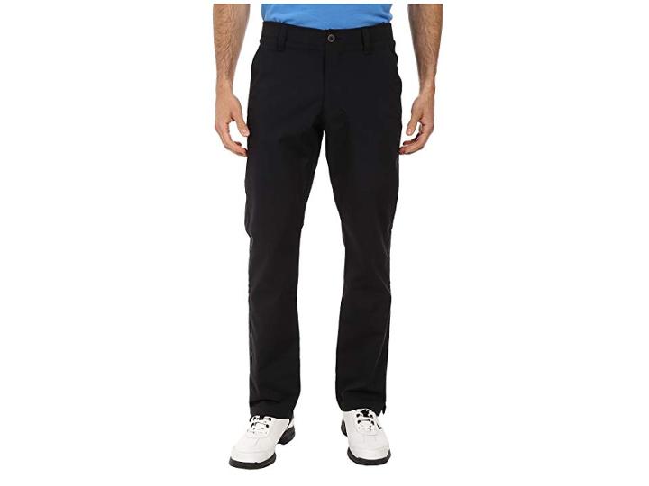 Under Armour Golf Ua Match Play Taper Pant (black/true Gray Heather/black) Men's Casual Pants