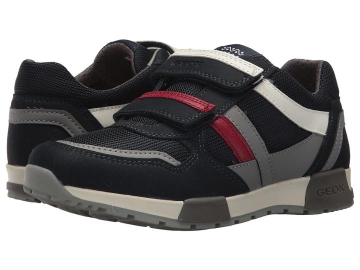 Geox Kids Alfier 2 (big Kid) (navy/grey) Boy's Shoes