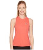 Nike Dry Miler Running Tank (sea Coral) Women's Sleeveless