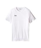 Under Armour Kids Ua Fixture Jersey (big Kids) (white) Boy's Short Sleeve Pullover