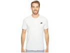 Nike Core Embroidered Futura Tee (white/white/black) Men's Clothing