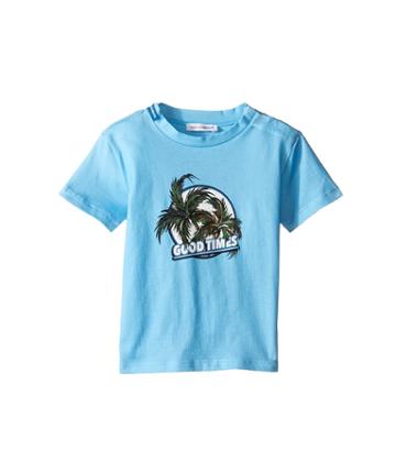Dolce & Gabbana Kids Mare Good Times T-shirt (infant) (blue) Boy's T Shirt