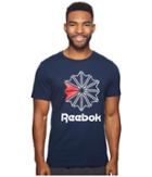 Reebok Reebok Classics Tee (collegiate Navy/white) Men's T Shirt
