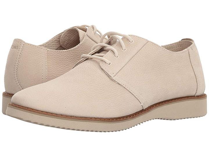 Toms Preston (birch Nubuck) Men's Lace Up Casual Shoes
