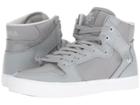 Supra Vaider (grey Leather/white) Skate Shoes
