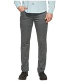 Kenneth Cole Sportswear Slim Sateen Five-pocket Pants (dim Grey) Men's Casual Pants