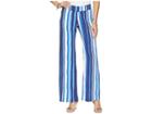 Lilly Pulitzer Bal Harbour Palazzo (bright Navy Jungley Stripe Vertical) Women's Casual Pants