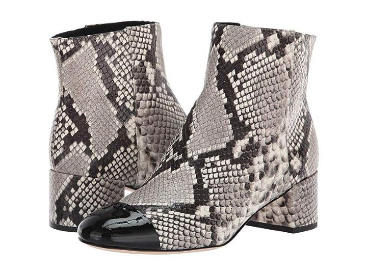 Tory Burch Shelby 50mm Bootie (roccia/perfect Black) Women's Boots