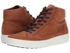 Ecco Soft 7 High Top Tie (amber) Men's Lace Up Casual Shoes