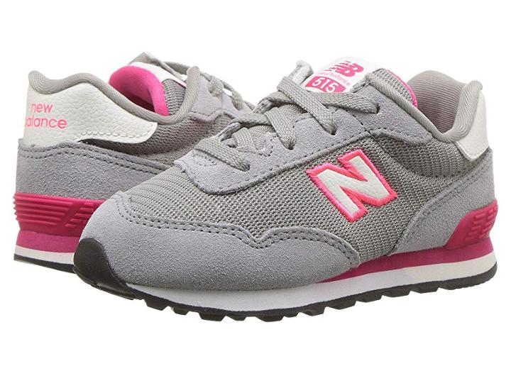 New Balance Kids Kl515v1i (infant/toddler) (grey/pink Zing) Girls Shoes
