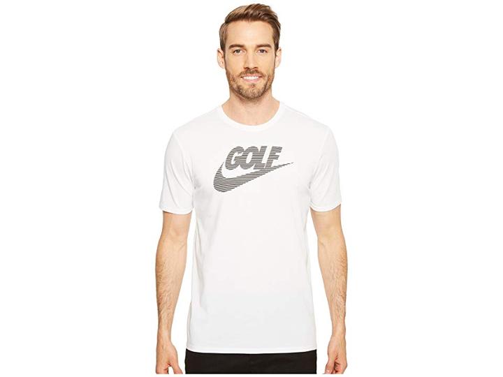 Nike Golf Graphic Tee (white/black) Men's T Shirt