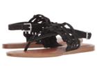 1.state Lenn (black Rio Nubuck) Women's Sandals