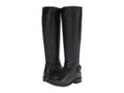 Frye Shirley Shield Tall (black Smooth Vintage Leather) Cowboy Boots