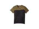 Chaser Kids Extra Soft Two-toned Pocket Tee (toddler/little Kids) (mountain/black) Boy's T Shirt
