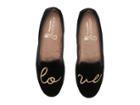 Aerosoles Betunia (black Velvet Love) Women's Flat Shoes