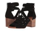 Jessica Simpson Halacie (black Split Suede) Women's Shoes