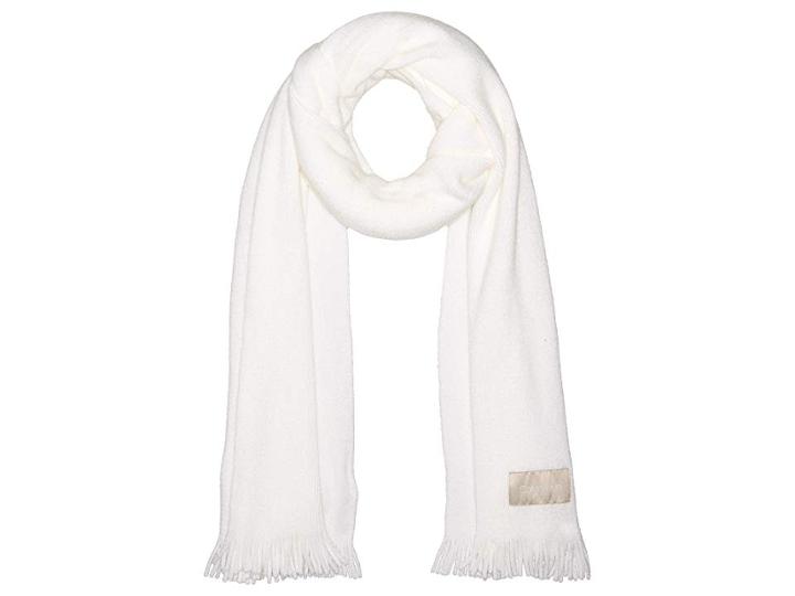 Calvin Klein Basic Wrap Knit Scarf (eggshell) Scarves