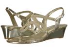 Adrianna Papell Cannes (platino Metallic Rope) Women's Wedge Shoes