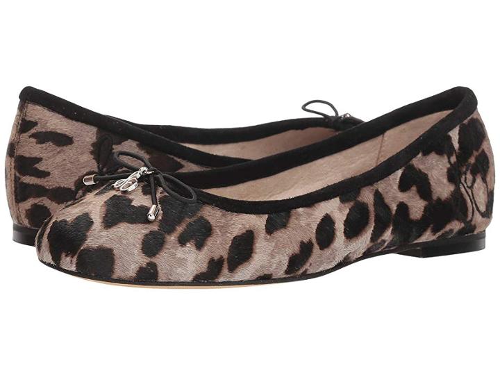 Sam Edelman Felicia (grey Multi Clouded Leopard Brahma Hair) Women's Flat Shoes