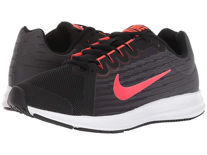 Nike Kids Downshifter 8 (big Kid) (black/bright Crimson/dark Grey/white) Boys Shoes