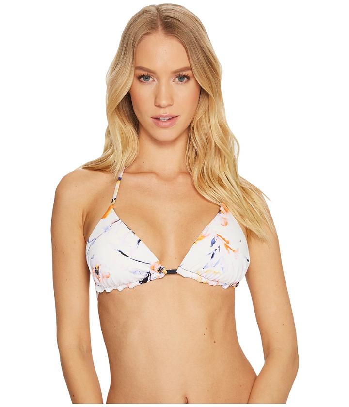 The Bikini Lab True Watercolors Reversible Triangle Top (multi) Women's Swimwear
