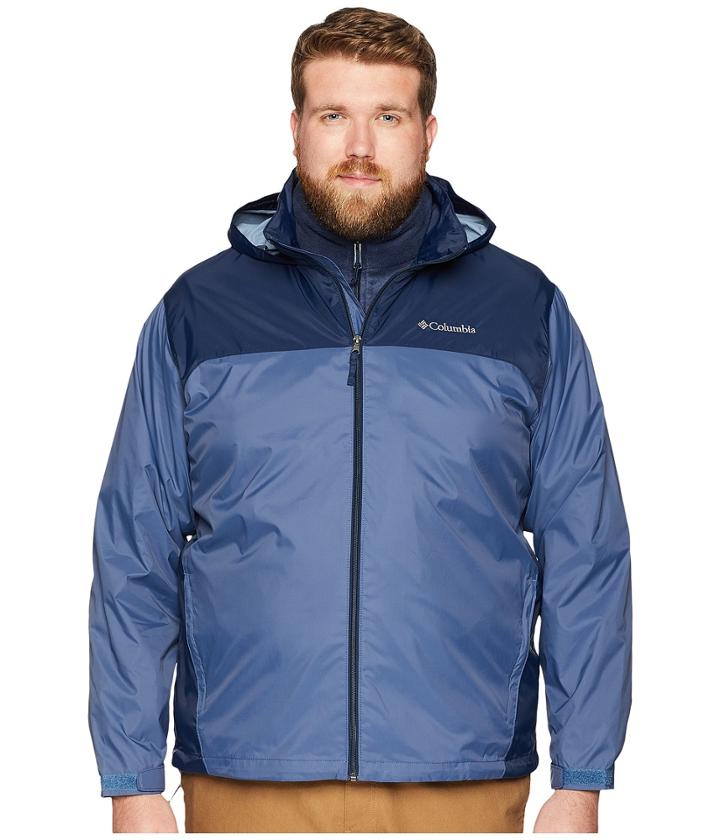Columbia Big Tall Glennaker Laketm Jacket (dark Mountain/collegiate Navy) Men's Coat