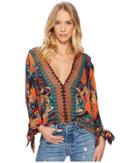 Free People Catch Me If You Can Top (purple) Women's Clothing