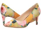 Nine West Soho9x9 (yellow Multi Water Color Floral Crystal Satin) Women's Shoes