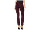 Jag Jeans Petite Petite Peri Pull-on Straight In Refined Corduroy (violet Shadow) Women's Jeans