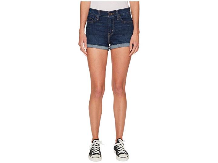 Levi's(r) Womens High-rise Shorts (blue Forest) Women's Shorts