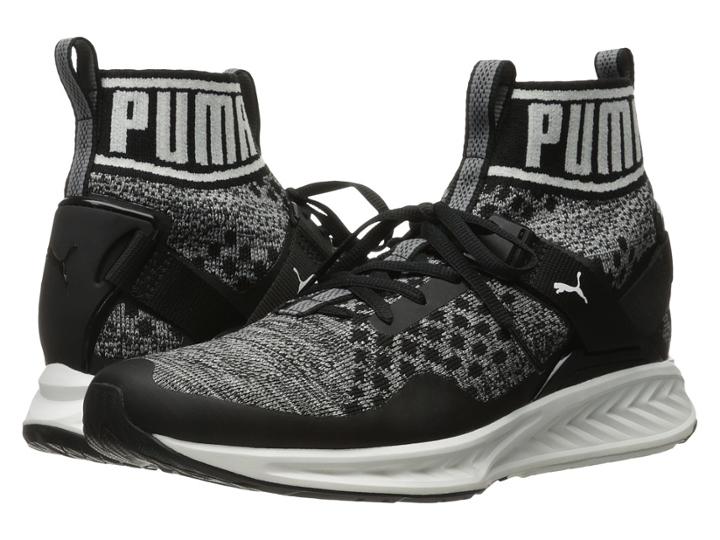 Puma Ignite Evoknit (puma Black/quiet Shade/puma White) Men's Running Shoes