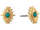 Rebecca Minkoff Mini Navajo Stud Earrings (gold) Earring