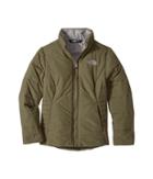 The North Face Kids All Season Insulated Jacket (little Kids/big Kids) (burnt Olive Green/metallic Silver (prior Season)) Girl's Coat