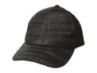 Bcbgmaxazria Natural Texture Baseball Hat (black) Baseball Caps
