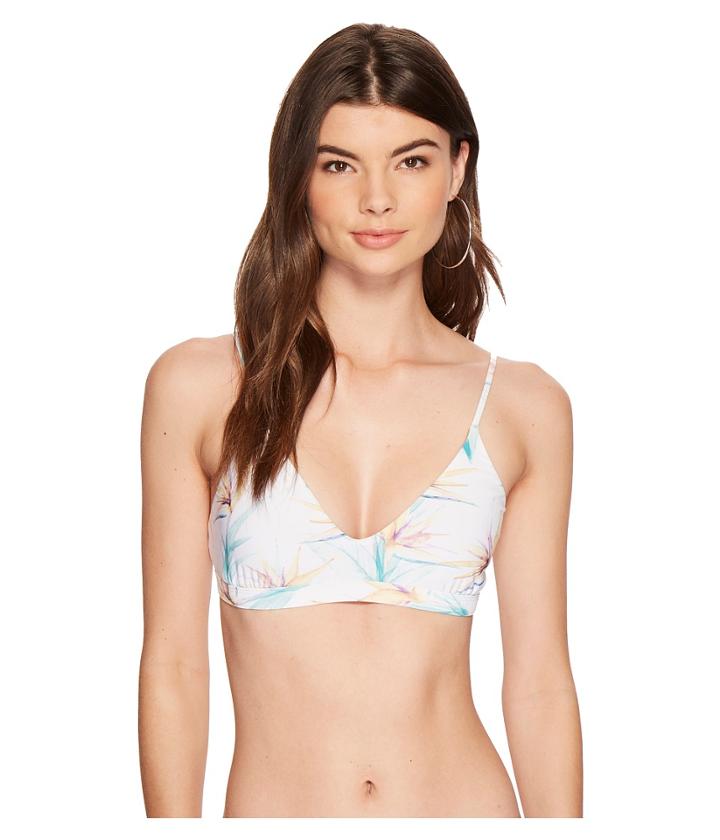 O'neill Paradise Bralette Top (white) Women's Swimwear