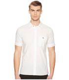 Vivienne Westwood Classic Stretch Poplin Short Sleeve Shirt (white) Men's Short Sleeve Button Up