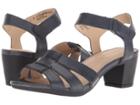 Hush Puppies Masseter Quarter Strap (vintage Indigo Leather) Women's Dress Sandals