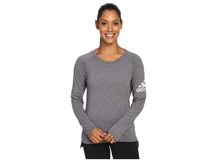 Adidas Performer Cover-up (utility Black/utility Black/matte Silver) Women's Long Sleeve Pullover