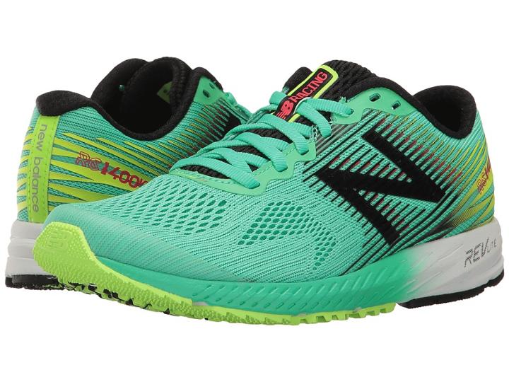 New Balance 1400v5 (vivid Jade/deep Jade/black/bright Cherry) Women's Running Shoes