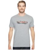 Life Is Good Cruisin' Dog Crusher Tee (heather Gray) Men's Short Sleeve Pullover