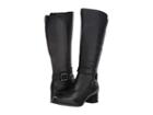 Naturalizer Dane Wide Calf (black Leather) Women's Boots