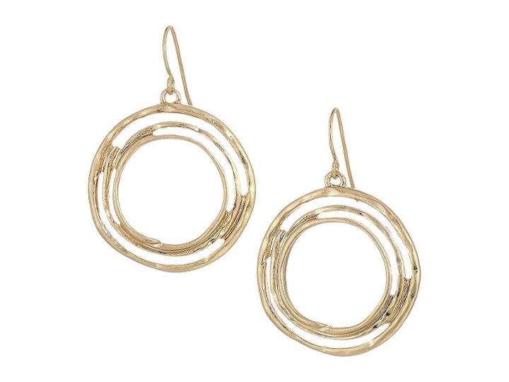 The Sak Metal Orbit Drop Earrings (gold) Earring