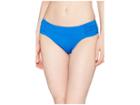 Tommy Bahama Pearl High-waist Side-shirred Bikini Bottom (cobalt Sea) Women's Swimwear