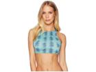 Carve Designs Sanitas Reversible Bikini Top (agave/julep Stripe) Women's Swimwear